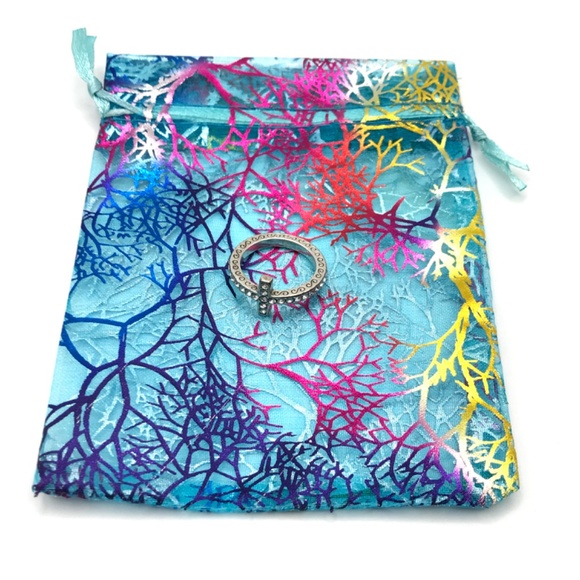 Brighton Ring Cross Starry Night Crystals Silver Plated Engraved Sz 6.5 - Picture 6 of 9